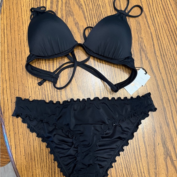 Shade & Shore Other - Shade & Shore Black Bikini Set (top is nwt)